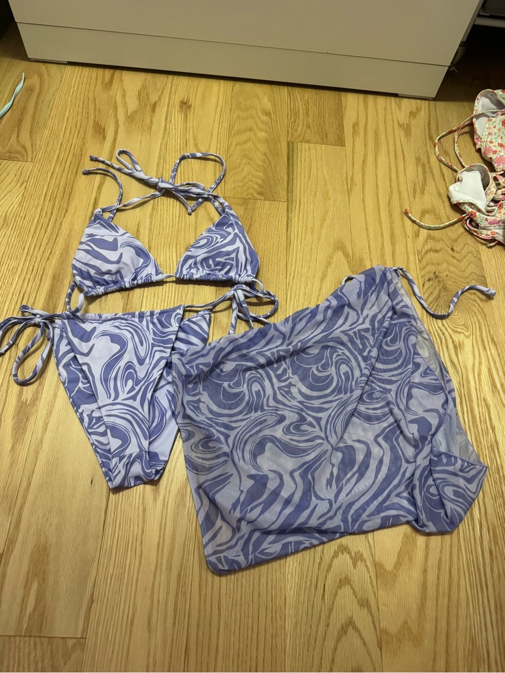 Shein bikini and skirt
